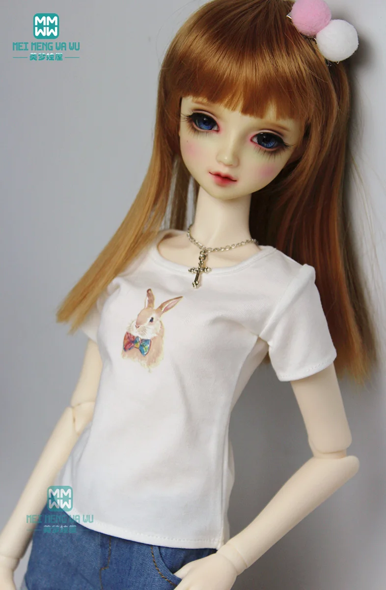 BJD аксессуары Кукла Одежда для 27 см-60 см 1/3 1/4 1/6 BJD Кукла Модный стиль футболка нижнее белье