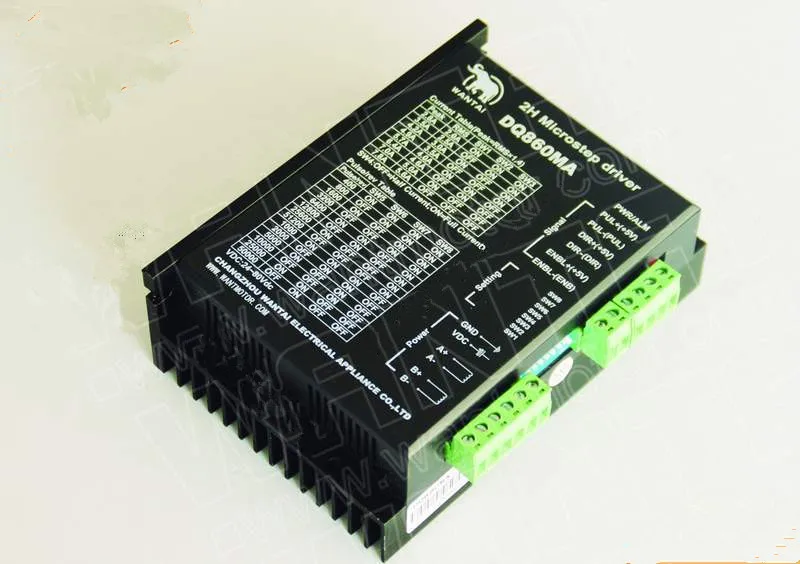 

3 Axis Nema 34 Stepper Motor 85BYGH450D-008 5.6A 1090oz & Driver DQ860MA 80V 7.8A+350w 60v power supply