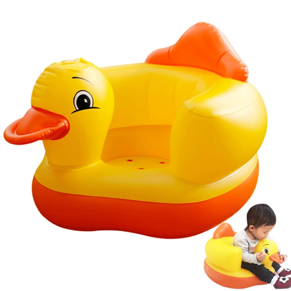 Multifunctional Inflatable Duck Toys Eco-friendly Wear-resistant Ergonomic Baby Toy YH-17