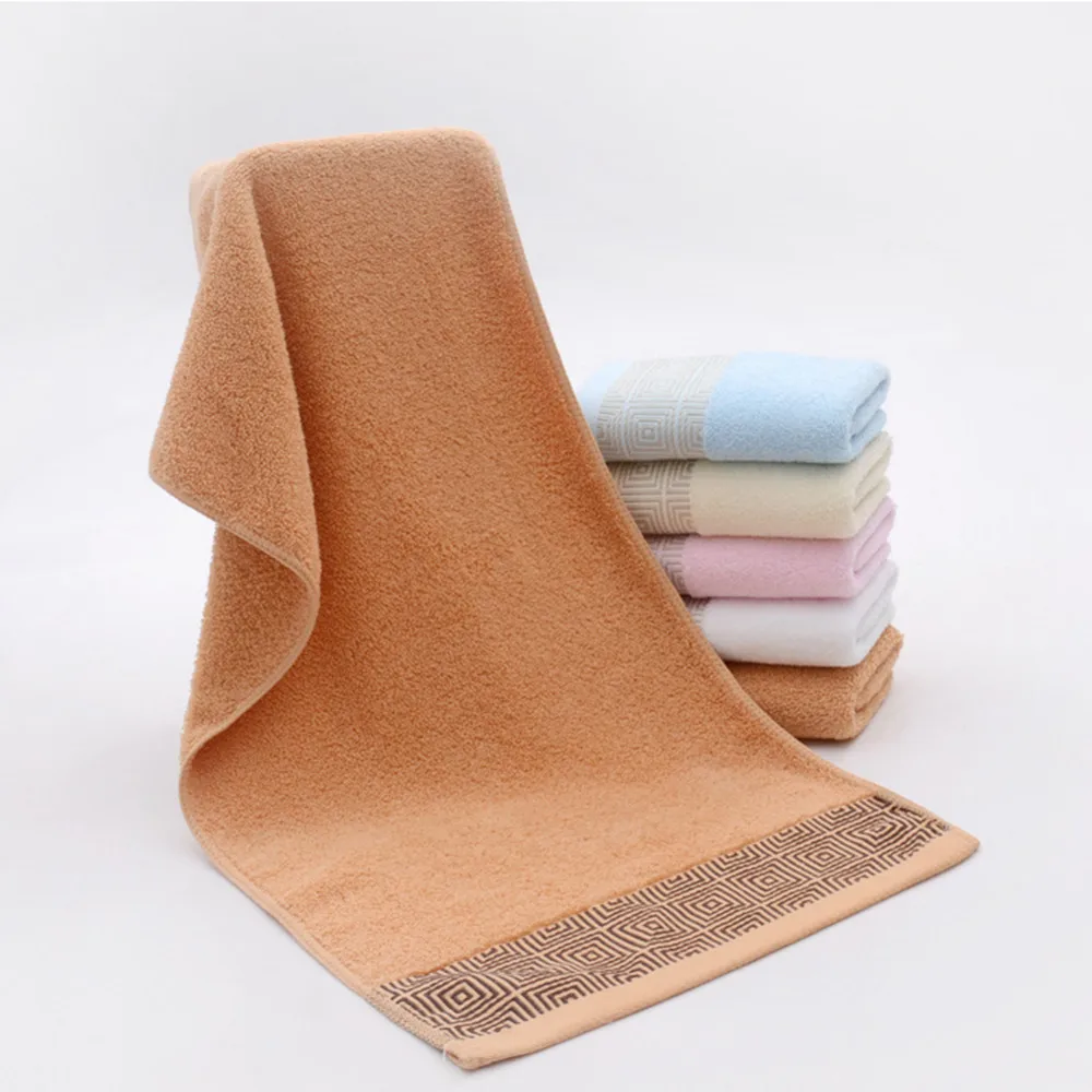 New Hot Thick Towel Pure Solid Pure Cotton Soft Bathroom Bath Face