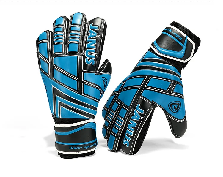 Вратарские перчатки профессиональные футбольные ворота Хранитель утолщенные перчатки для защиты пальцев вратарь спортивные перчатки#659