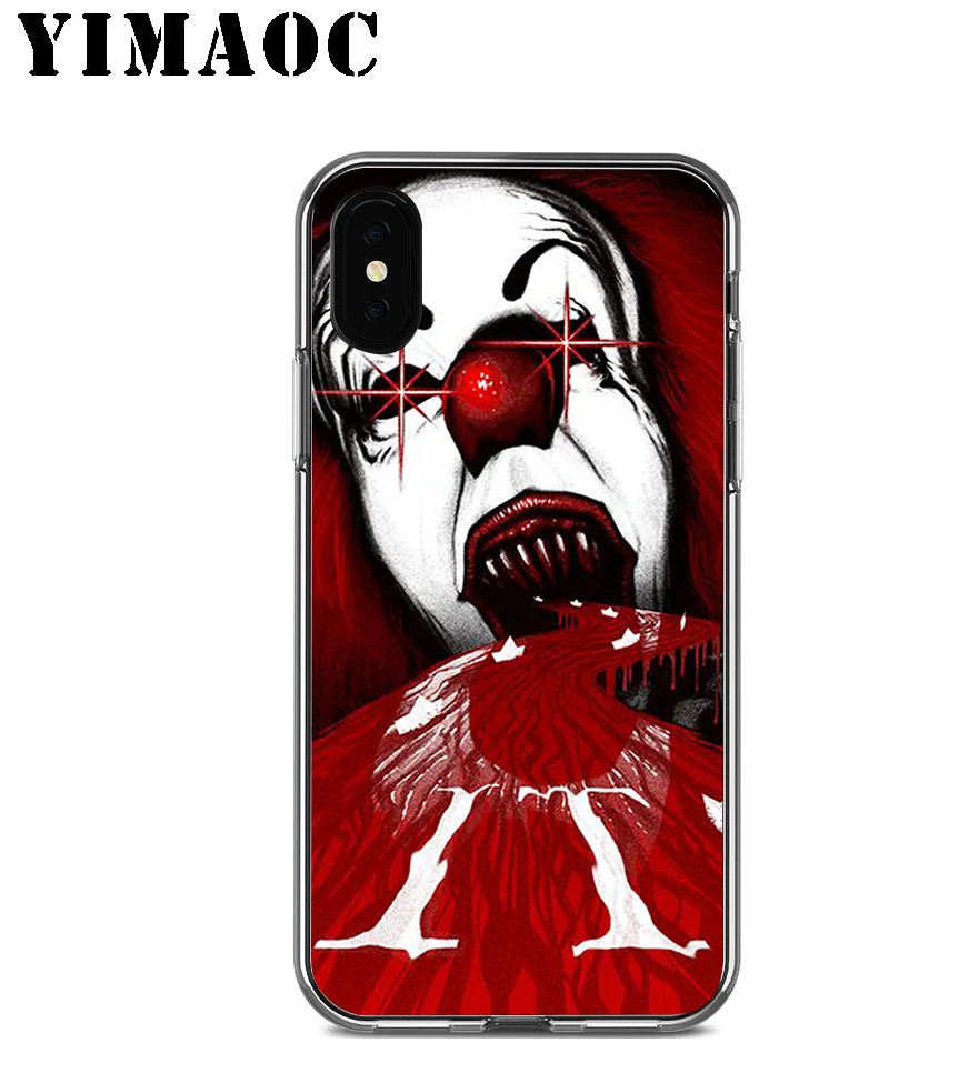 YIMAOC клоун ужас это мягкий силиконовый чехол для Apple Iphone 11 Pro Xr Xs Max X 10 8 Plus 7 6S 6 Plus SE 5S 5 7Plus 8 Plus