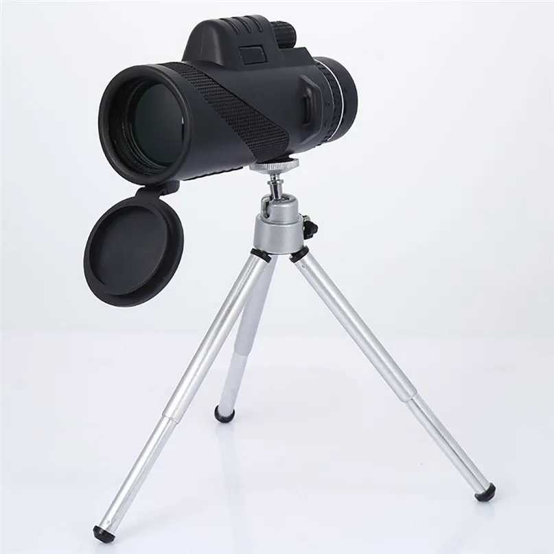 Высокая Мощность 40X60 HD монокуляр телескоп мерцание Ночное видение для приготовления пищи на воздухе Пеший Туризм Кемпинг#3m29