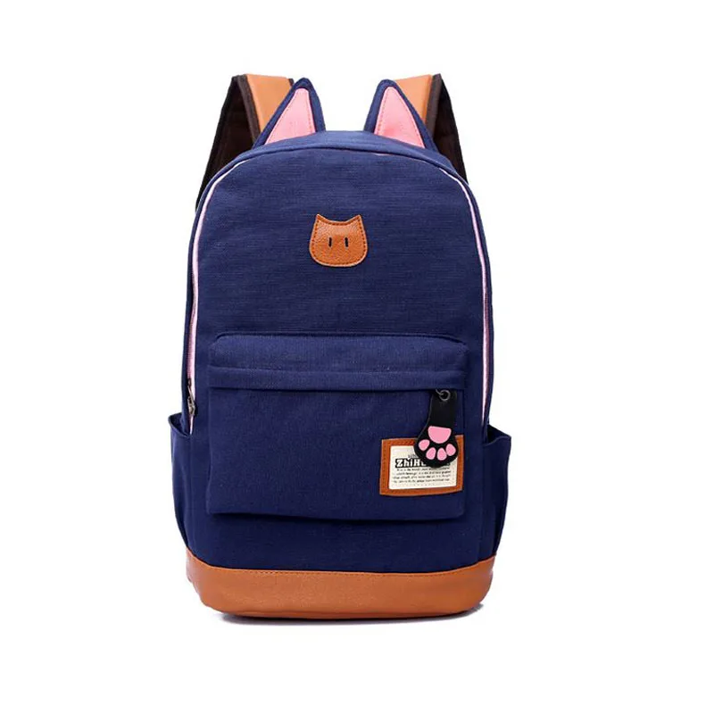 2016 Stylish Canvas School Backpacking Backpack Children Schools Back
