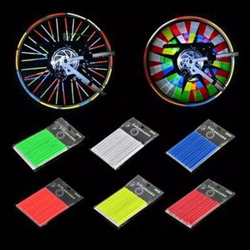 Clearance 12pcs Bicycle Mountain Bike Riding Wheel Rim Spoke Mount Clip Tube Warning Light Strip 75mm Reflective Spoke Light Outdoor Bike 1 Clearance 12pcs Bicycle Mountain Bike Riding Wheel Rim Spoke Mount Clip Tube Warning Light Strip 75mm Reflective Spoke Light Outdoor Bike 1