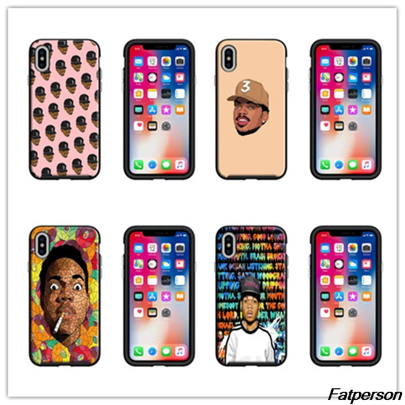 Chance the Rapper черный мягкий силиконовый чехол для телефона из ТПУ Apple iPhone X 8 8plus 7 7plus 6