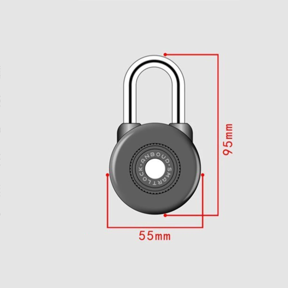 Мотоцикл Bluetooth умный замок Электрический велосипед Безопасный мобильный телефон замок с Bluetooth управлением серый цвет O ключи требуется Мода Стиль