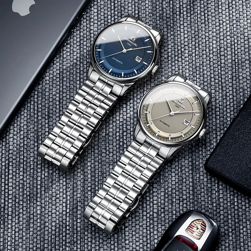 Tanie Męskie automatyczne zegarki mechaniczne MIYOTA relogio automatyczny reloj hombre automatyczny szafirowy kryształ mekanik erkek kol saati