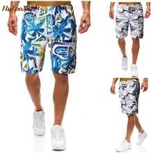 HuLooXuJi мужские пляжные шорты анти-УФ быстросохнущие модные шорты для серфинга с принтом летние резинка на талии шорты US Размер: M-2XL