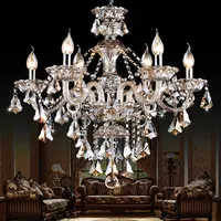 K9 хрустальная люстра светильник ing современный роскошный хрустальный кулон люстра светильник ing для спальни гостиной столовой светильник - изображение