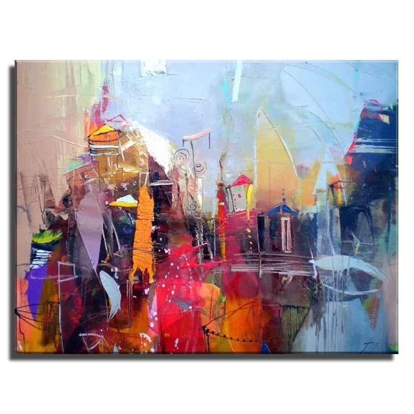 Preise Hand bemalte Leinwand Malerei Wand Kunst Abstrakte Landschaft Ölgemälde Hause Decoeation Künstler Gemalt Wohnzimmer Wand Keine Rahmen