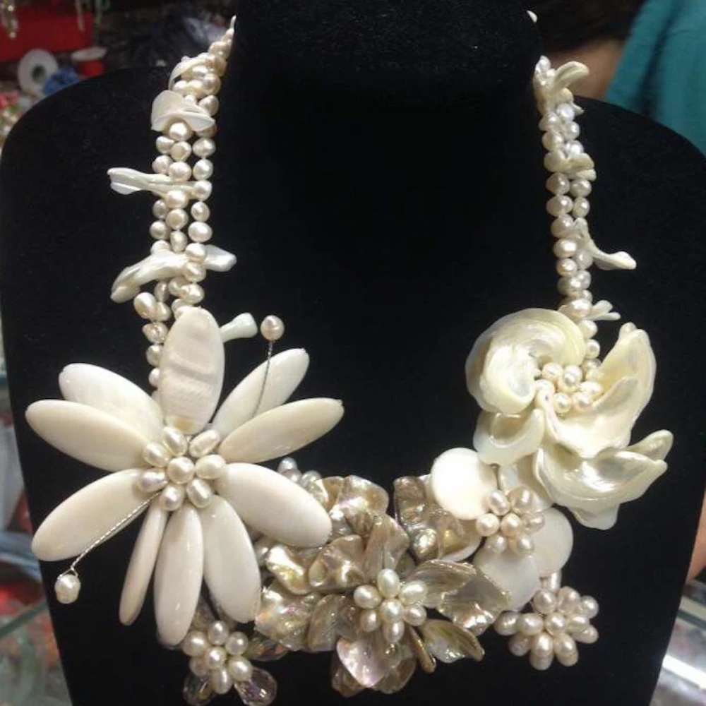 mother of pearl choker