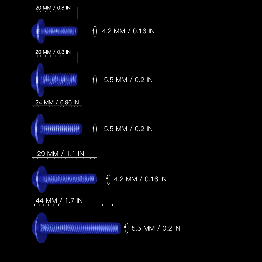 CNC Universal Motorcycle Accessories Fairing/windshield Bolts Screws set For buell xb12r xb12scg xb12ss XB9 all models