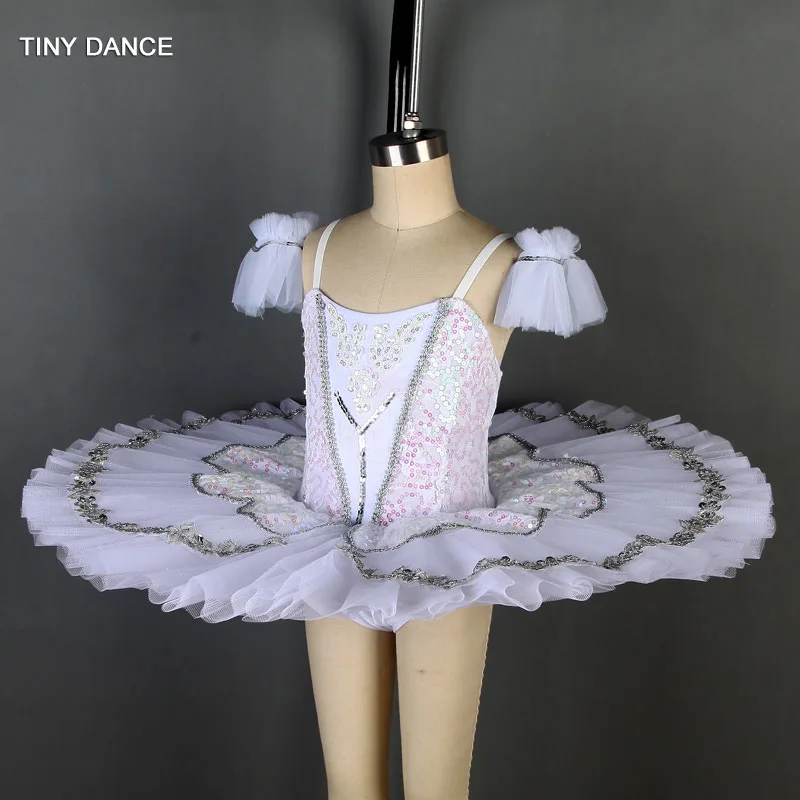 Для детей и взрослых, стандартный размер, предварительно профессиональная балетная пачка, костюм, жесткая фатиновая блинная пачка, блестящая балерина, платье BLL015