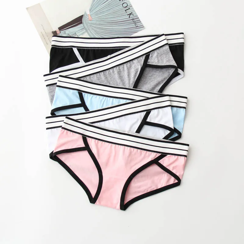 Brand Woman 100% Cotton Cute Panties Vs Love Pink Women Briefs Letter Fashion for Girls Calcinhas Underwear Lingerie Intimates (1)