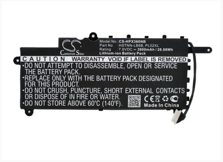Cameron sino 3800 mAh батарея для hp Pavilion 11X360 павильон 11-N000 TPN-C115 751681-421 HSTNN-LB6B PL02XL