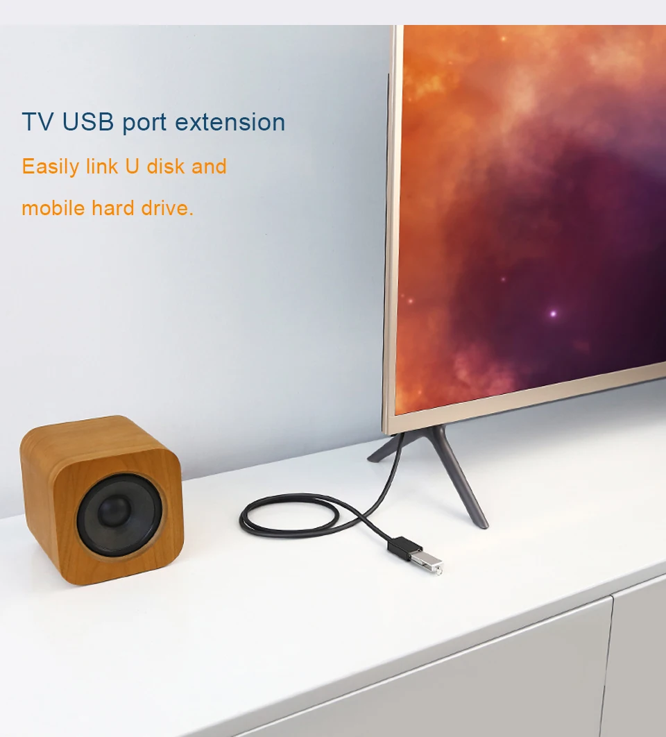 USB Extension Cable USB 2.0 Male to Female Extender cable Sync Cable for Computer PC Adapter Connector USB Extended Cable (6)