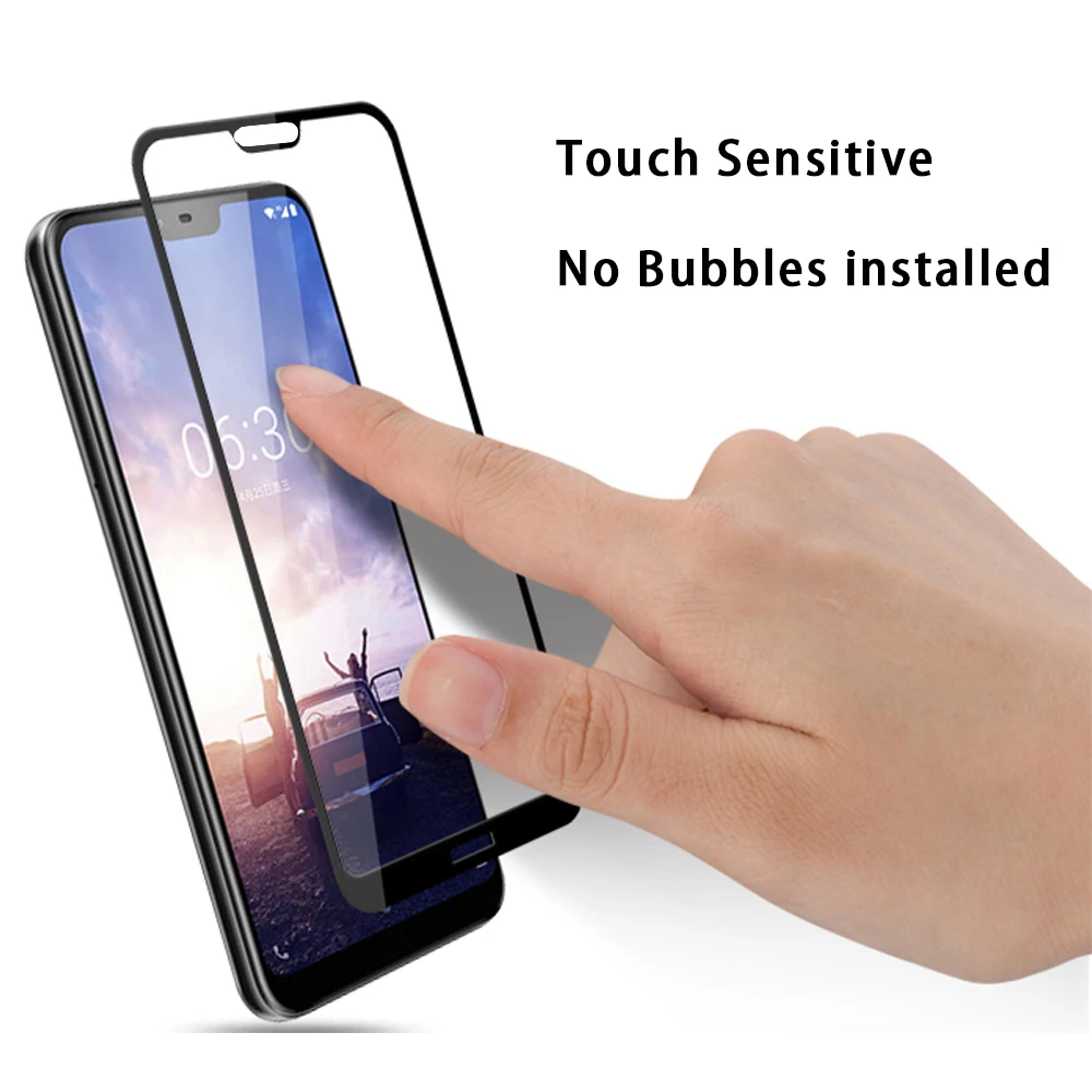 Защитное стекло для nokia 7 plus защитное nokai x6 5 6 8 2018 защита экрана закаленное пленка no