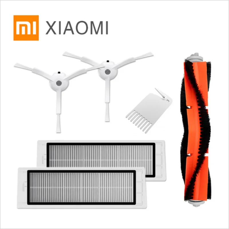 XIAOMI MI Robot Vacuum Part Pack Side Brush X2PC, HEPA Filter X2PC