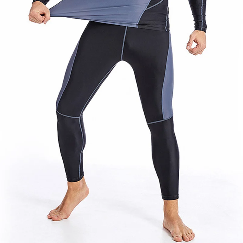 Mens Long Diving Leggings Dive Surfing Pants Swimming Trunks Racing