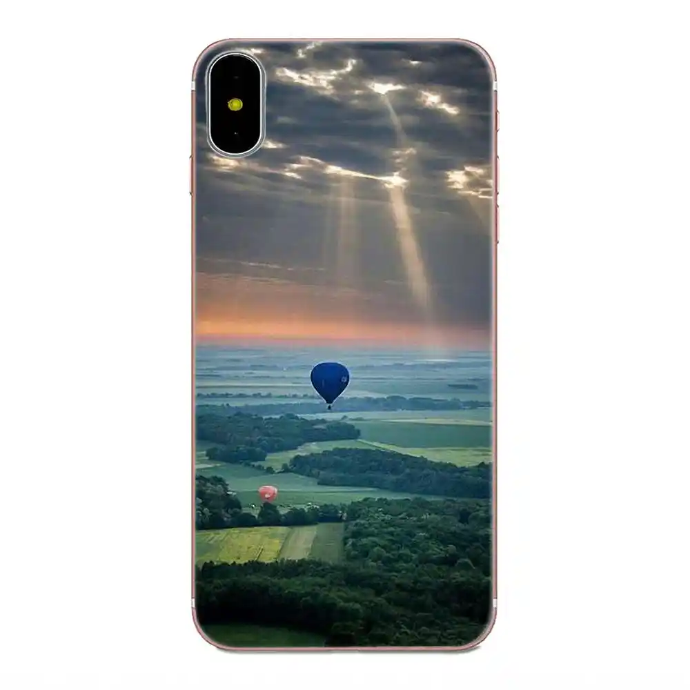 Тонкий чехол для Xiaomi Redmi Note 2 3 3S 4 4A 4X5 5A 6 6A Pro Plus воздушный шар закат|Чехлы-накладки| |