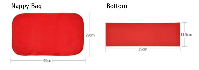 Детские пеленки мешок многофункциональные коляски Сумки большой Ёмкость Уход за младенцами пеленальный коврик Средства ухода за кожей