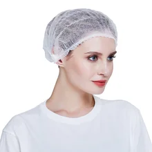 Non-woven Disposable Shower Caps Pleated Anti Dust Hat Women Men Bath Caps for Spa Hair Salon Beauty Accessories