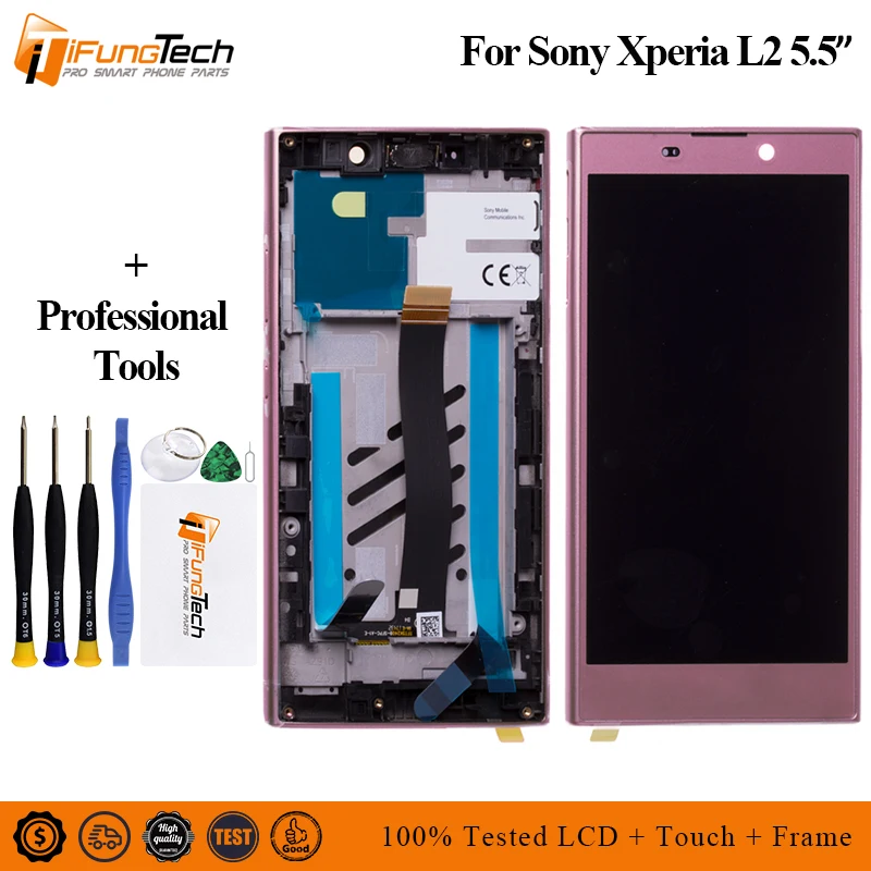 

For Sony Xperia L2 LCD display H3311 H3321 H4311 H4331 LCD Display With Touch Screen Sensor Glass Assembly LCD