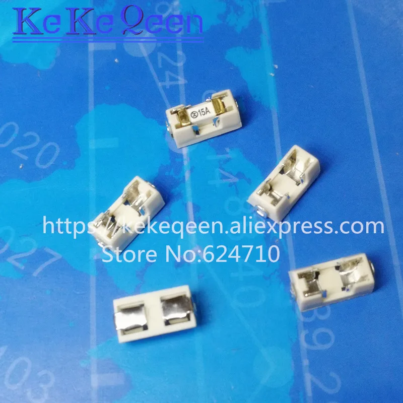 5 50 шт./лот 2410 / 1808 SMD держатель предохранителя Миниатюрный блок предохранителей