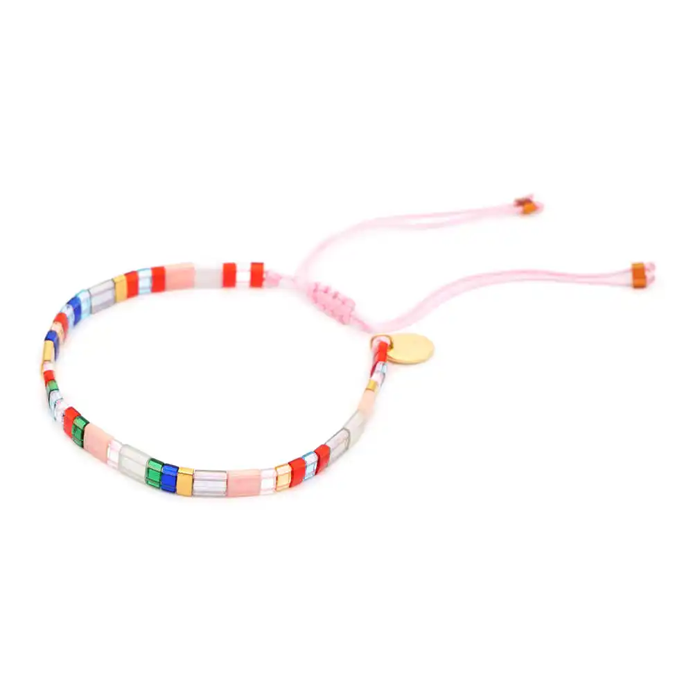 Go2boho Miyuki Tila браслет с бусинами, браслеты для женщин, Летний пляж, Boho Pulseras Mujer, ювелирные изделия, красочные, Insta Janpan Miyuki joyeria