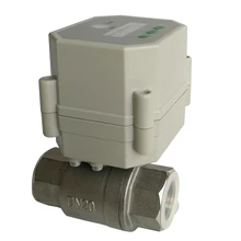 Электрический клапан переменного/DC9-24V с таймером на 3/4 '', SS304 с моторизованным клапаном с функцией таймера, используемой для слива воды