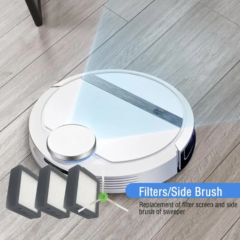 3 шт. Пластик фильтр+ боковая щетка для Irobot номер-Ba I7 E5 E6 пылесос