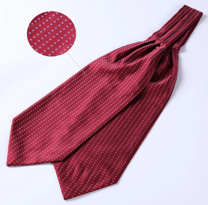 Горошек 100% Шелковый Аскот Карманный квадратный шейный платок повседневное