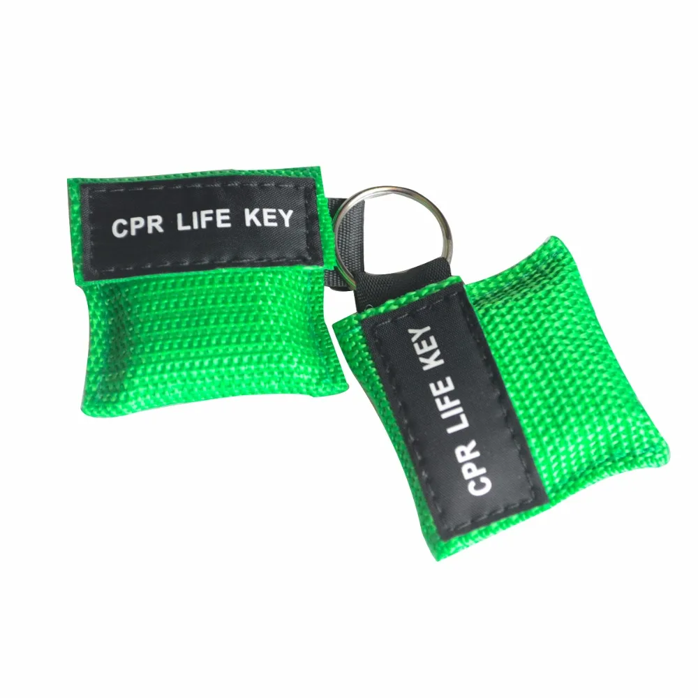1 шт CPR маска кольцо для ключей CPR лицо брелок со щитом первой помощи портативный CRP жизнь ключ один способ клапан рот в рот уход за здоровьем комплект
