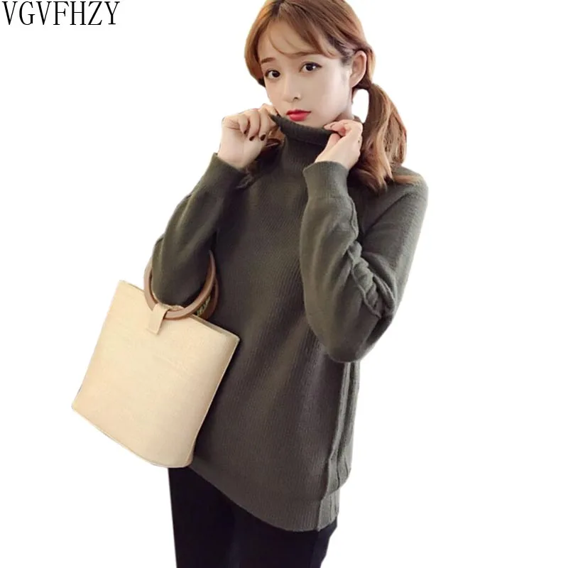 Women's turtlenecks New warm Top Winter women sweater knitting pullovers Long sleeve Sweater for women Loose knitted sweater Women's turtlenecks New warm Top Winter women sweater knitting pullovers Long sleeve Sweater for women Loose knitted sweater