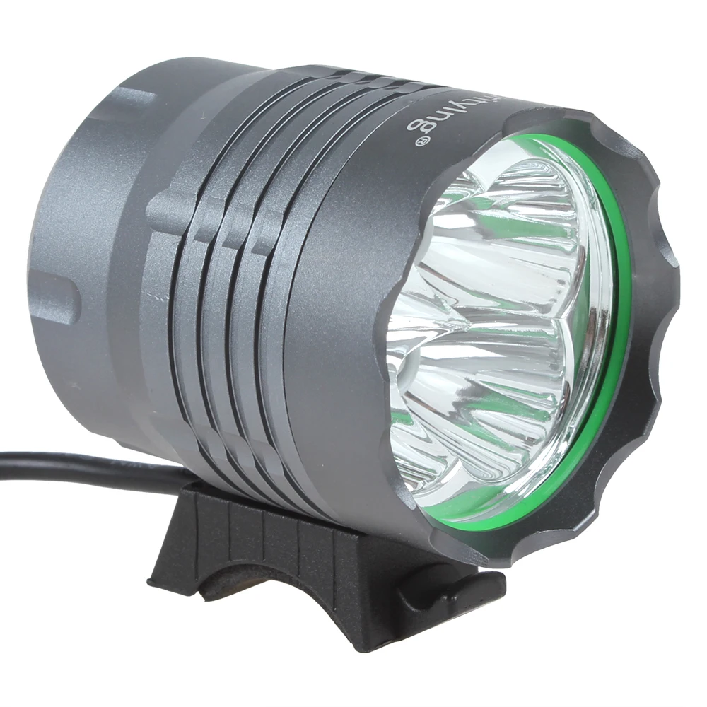 Cheap Sales NEW SecurityIng 4800Lm 4X XML T6 LED Bicycle Bike Light + 6400mAh Rechargeable Battery Pack, 3 Switch Mode, Free Shipping 2