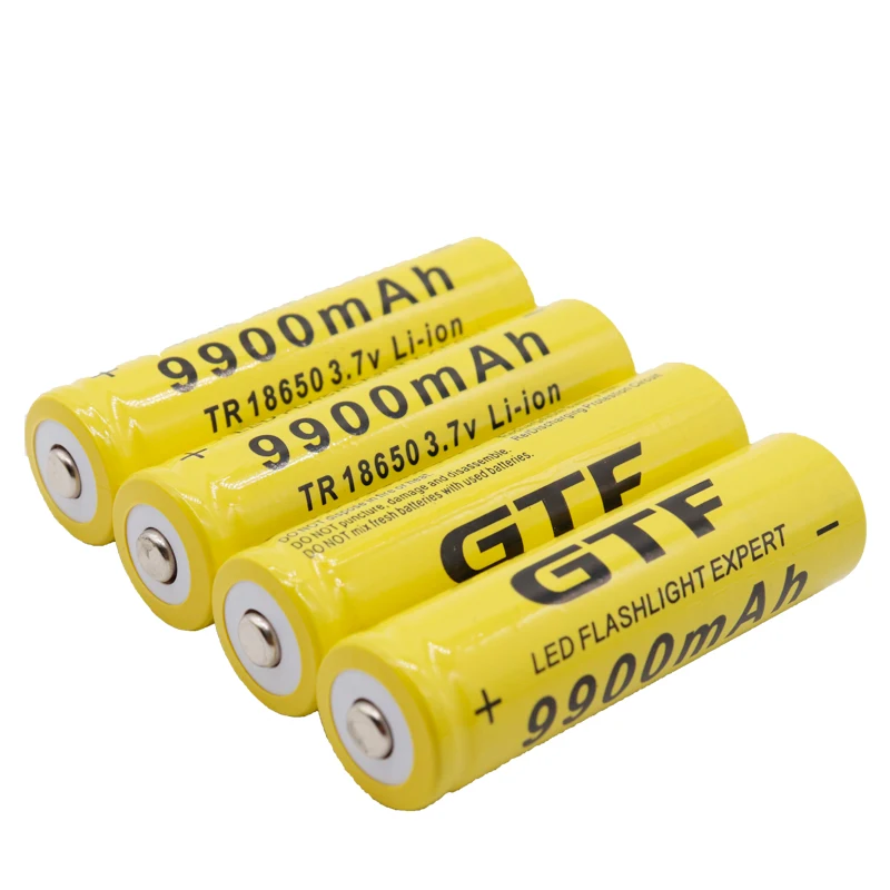 2~ 40 Новая батарея 18650 3,7 V 9900 MAH bateria de ons de LTIO recarregvel para Lanterna Led 18650 bateria Atacado