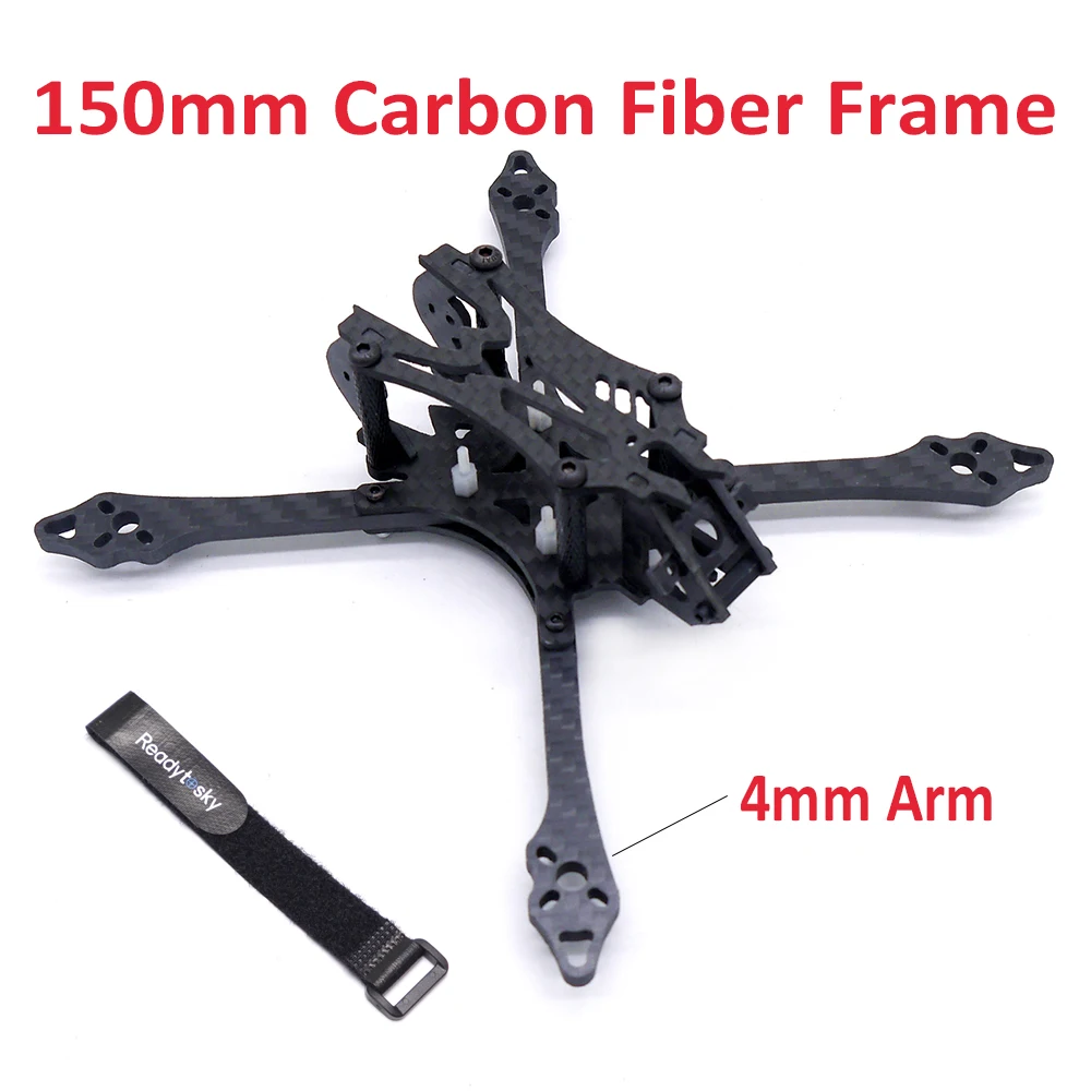 

Mini HF150 150mm 150 3inch with 4mm Thickness arms Support 1306 motor 3045 propeller For FPV Racing Quadcopter Multi-axis Drone