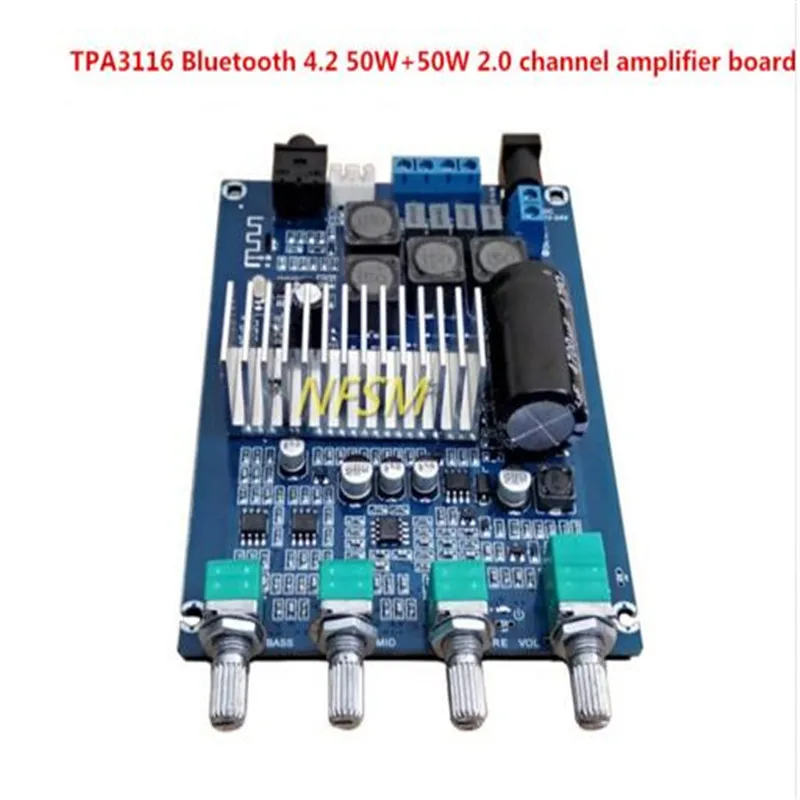 

TPA3116 Bluetooth 4.2 High Power 2.0 Dual Channel 12-24V Finished Board with Tuning Digital Power Amplifier Board