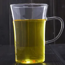 1 шт. ручная работа кунг-фу чайная чашка Зеленый чай прозрачное Термостойкое стекло простая креативная стеклянная чашка JN 1021