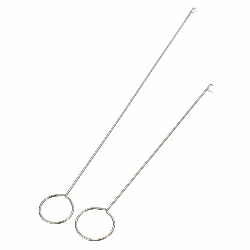 Durable Metal Sewing Loop Turner Hook With Latch For Turning Fabric