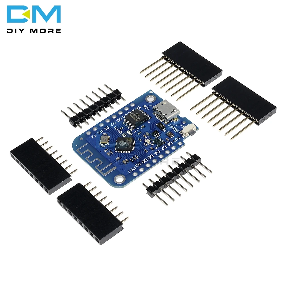 Wemos D1 Mini V3.0 3,0 беспроводной Wi-Fi Интернет вещей макетная плата на основе ESP8266 CH340 CH340G 4 Мб для Arduino Nodemcu V2