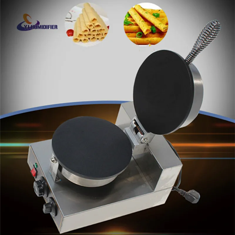 Electric single head roll machine Flat pizza machine Commercial egg