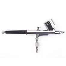 Практичный DIY комплект аэрографа двойного действия, набор временных татуировок, 0,3 мм, игла, Воздушная кисть, комперсор, краска для тела, арт-распылитель#86206