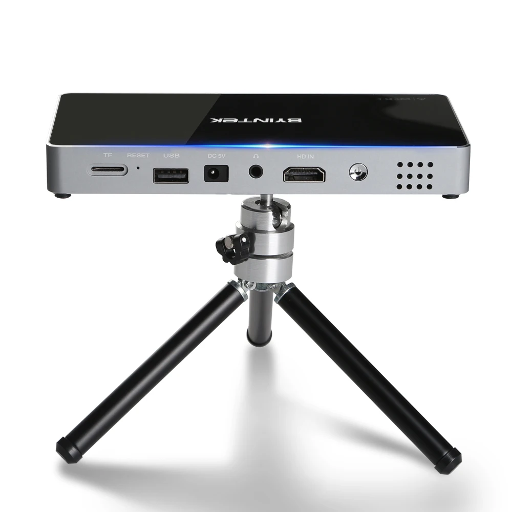 BYINTEK OVNI MD322 portátil inteligente casa teatro bolsillo Android 7.1.2 OS Wifi Mini HD LED proyector para La HD1080P. HDMI 4 K