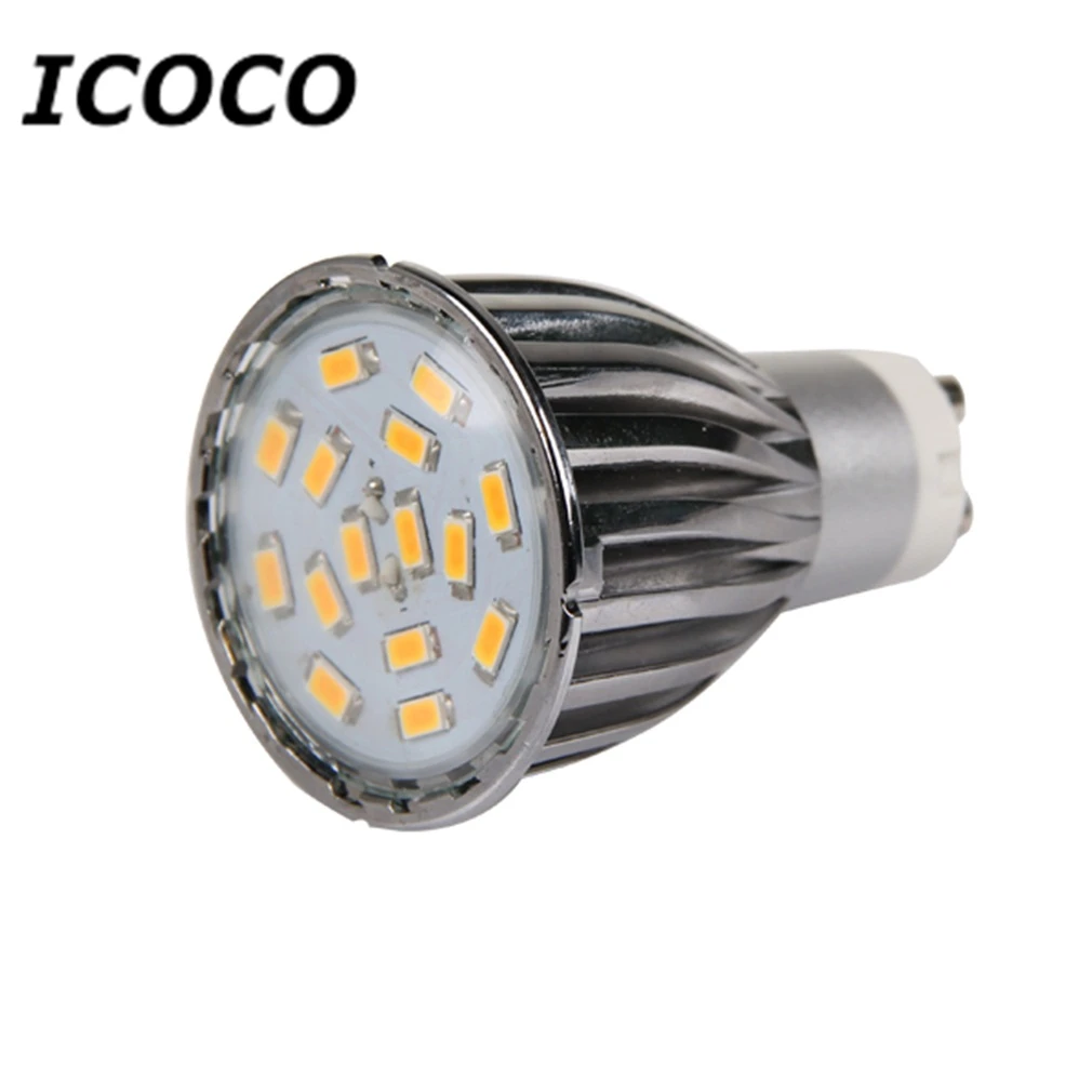 ICOCO 4 x GU10 15 SMD5630 6 Вт Светодиодный светильник высокого качества теплый