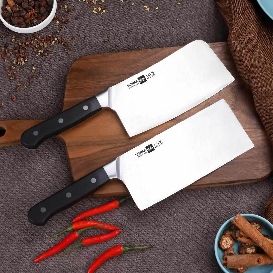

Xiaomi HuoHou Stainless Steel Knife Set Non-stick Cooking Tool Sharp Durable Kitchen Chopping Bone Knife Slicing Knifes