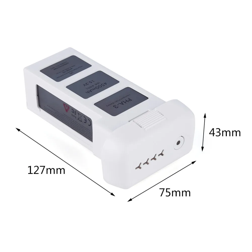 DJI Phantom 3 Pro Battery Intelligent Flight Battery Replacement 4500MAH 15.2V 68.4wh For DJI Phantom 3 4K Professional