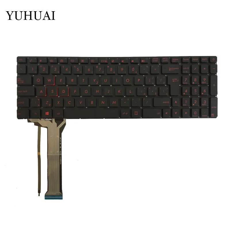 

Czech keyboard For ASUS GL752 GL752V GL752VL GL752VW GL752VWM ZX70 ZX70VW G58 G58JM G58JW G58VW backlit CZ laptop keyboard