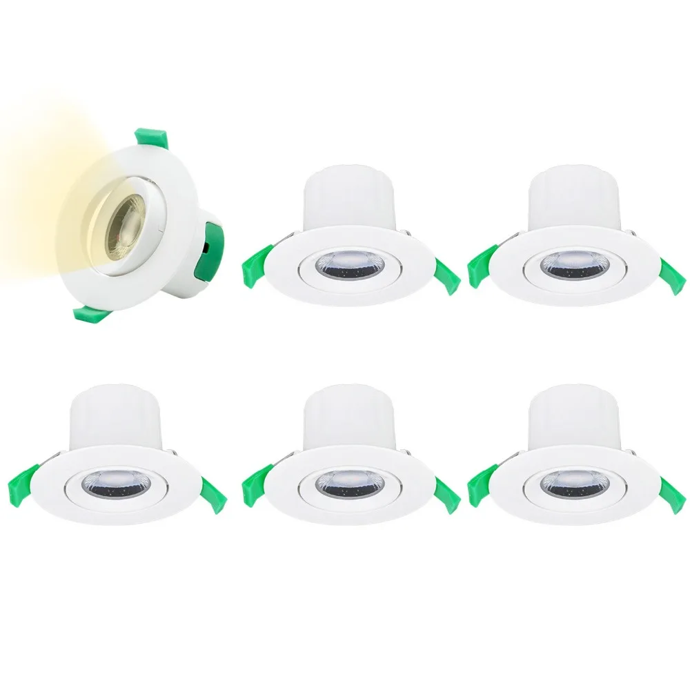 Angular para Inclinado mm de Diâmetro do Furo 7 w Mini Led Spot Downlights Teto Rebaixado Iluminação Warm White 70 75 6 Ac100 ~ 240 v Lâmpadas